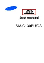 Preview for 1 page of Samsung SM-G130BU User Manual