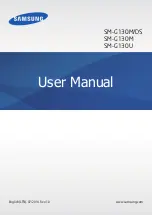 Samsung SM-G130M User Manual preview
