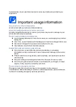 Предварительный просмотр 6 страницы Samsung SM-G1600 User Manual