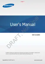 Preview for 1 page of Samsung SM-G160N User Manual
