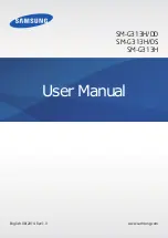 Preview for 1 page of Samsung SM-G313H User Manual