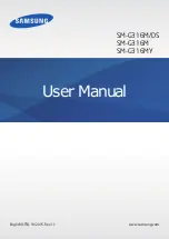 Preview for 1 page of Samsung SM-G316M User Manual