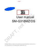 Preview for 1 page of Samsung SM-G318MZ/DS User Manual