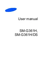 Preview for 1 page of Samsung SM-G361H User Manual