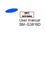 Preview for 1 page of Samsung SM-G3819D User Manual