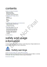 Preview for 3 page of Samsung SM-G390W User Manual