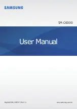 Samsung SM-G6000 User Manual предпросмотр