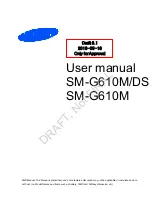 Предварительный просмотр 1 страницы Samsung SM-G610M User Manual