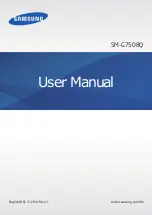 Preview for 1 page of Samsung SM-G7508Q User Manual