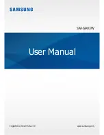 Предварительный просмотр 1 страницы Samsung SM-G903W User Manual