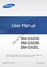 Samsung SM-G920S User Manual preview