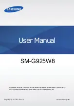Preview for 1 page of Samsung SM-G925W8 User Manual
