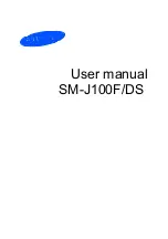 Предварительный просмотр 1 страницы Samsung SM-J100DS User Manual