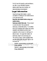 Preview for 9 page of Samsung SM-J100V Product Safety & Warranty Information