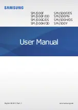 Samsung SM-J500F User Manual preview