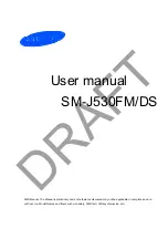 Предварительный просмотр 1 страницы Samsung SM-J530FM/DS User Manual