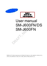 Preview for 1 page of Samsung SM-J600FN User Manual