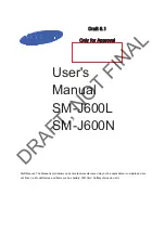 Preview for 1 page of Samsung SM-J600L User Manual