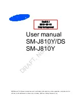 Предварительный просмотр 1 страницы Samsung SM-J810Y User Manual