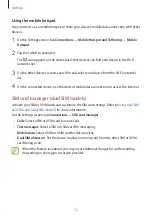 Preview for 72 page of Samsung SM-M013F User Manual