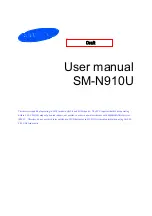 Предварительный просмотр 1 страницы Samsung SM-N910U User Manual