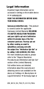 Предварительный просмотр 2 страницы Samsung SM-N915V Product Safety & Warranty Information