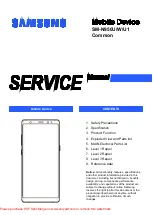 Preview for 1 page of Samsung SM-N950U Complete Manual