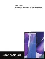 Предварительный просмотр 1 страницы Samsung SM-N981U User Manual