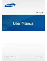 Предварительный просмотр 1 страницы Samsung SM-P550 User Manual