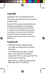 Предварительный просмотр 5 страницы Samsung SM-P900 Quick Start Manual