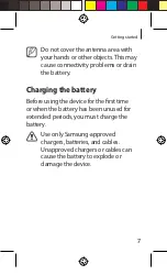 Preview for 8 page of Samsung SM-P900 Quick Start Manual