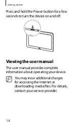 Preview for 12 page of Samsung SM-P905 Quick Start Manual