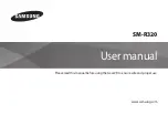 Предварительный просмотр 1 страницы Samsung SM-R320 User Manual