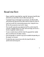 Preview for 6 page of Samsung SM-R323 Gear VR User Manual