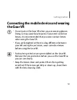 Предварительный просмотр 14 страницы Samsung SM-R323 Gear VR User Manual