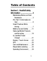 Preview for 9 page of Samsung SM-R350 Health And Safety And Warranty Manual
