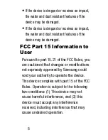 Preview for 12 page of Samsung SM-R380 Health And Safety And Warranty Manual