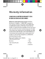 Preview for 42 page of Samsung SM-R380 Quick Start Manual