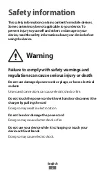 Preview for 3 page of Samsung SM-R380 Safety Information Manual