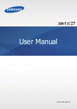 Samsung SM-T3 User Manual preview