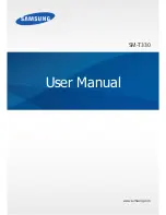 Предварительный просмотр 1 страницы Samsung SM-T330 User Manual