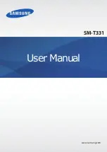 Предварительный просмотр 1 страницы Samsung SM-T331 User Manual