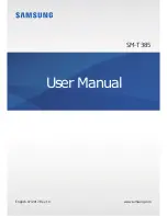 Samsung SM-T385 User Manual preview