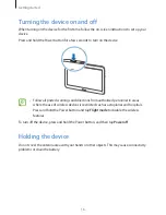 Preview for 16 page of Samsung SM-T531 User Manual