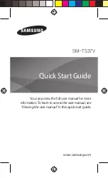 Preview for 2 page of Samsung SM-T537V Quick Start Manual