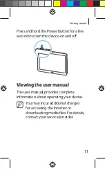 Preview for 11 page of Samsung SM-T537V Quick Start Manual