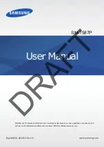 Предварительный просмотр 1 страницы Samsung SM-T587P User Manual