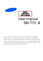 Предварительный просмотр 1 страницы Samsung SM-T705C User Manual