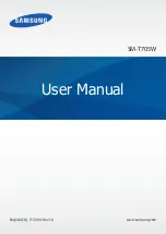 Предварительный просмотр 1 страницы Samsung SM-T705W Manual