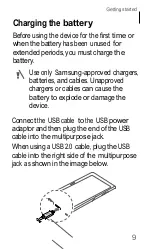 Предварительный просмотр 7 страницы Samsung SM-T800 Quick Start Manual